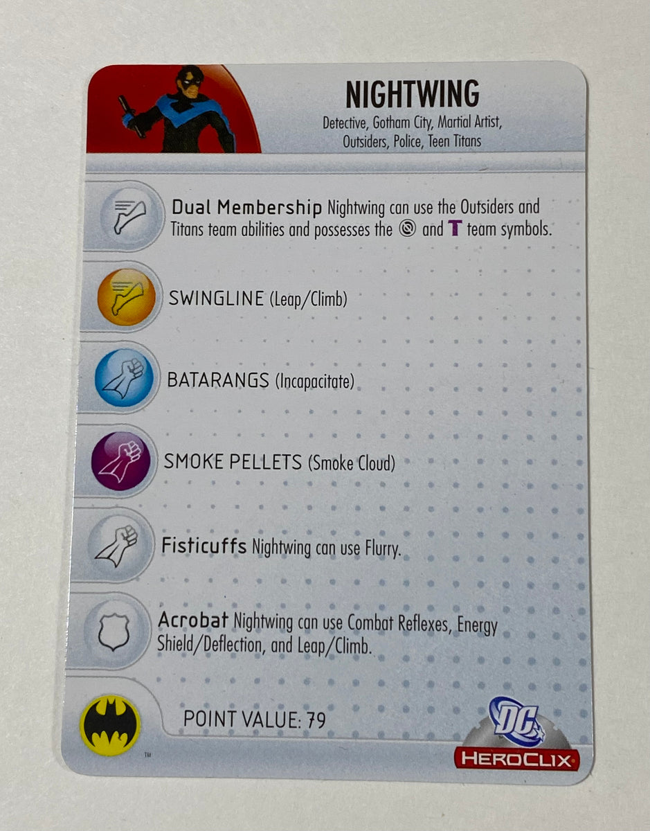 Heroclix Crisis Nightwing #029