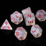 Udixi Glitter Dice Arctic - 7-die Poly Set