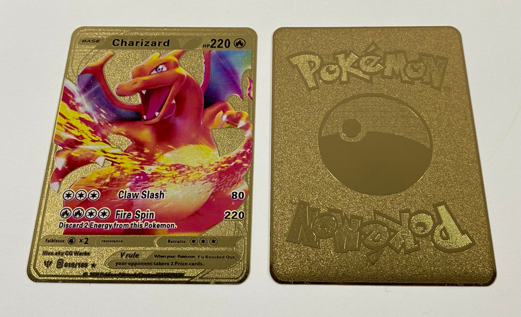 Pokemon Gold Metal Charizard Card Radbadgergaming Pokemon Gold Metal Charizard Card Radbadgergaming