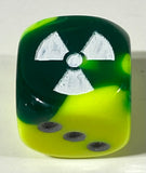 Chessex Radioactive Custom Engraved D6